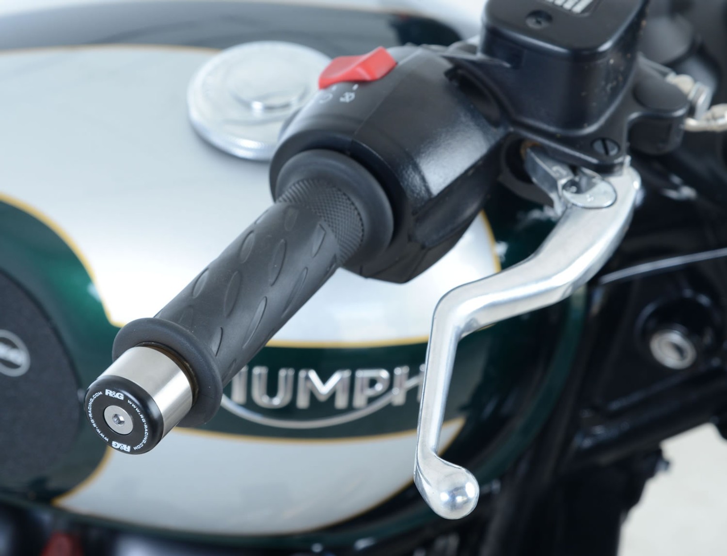 R&G Racing Bar End Sliders for the Triumph Bonneville T120/Bobber/Street Cup '17'22